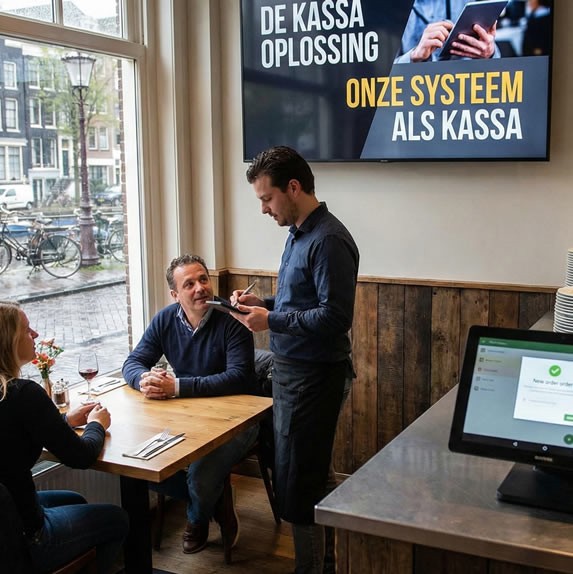QR Menu’tje kassasysteem – bestellen aan tafel & live keukenbonnen